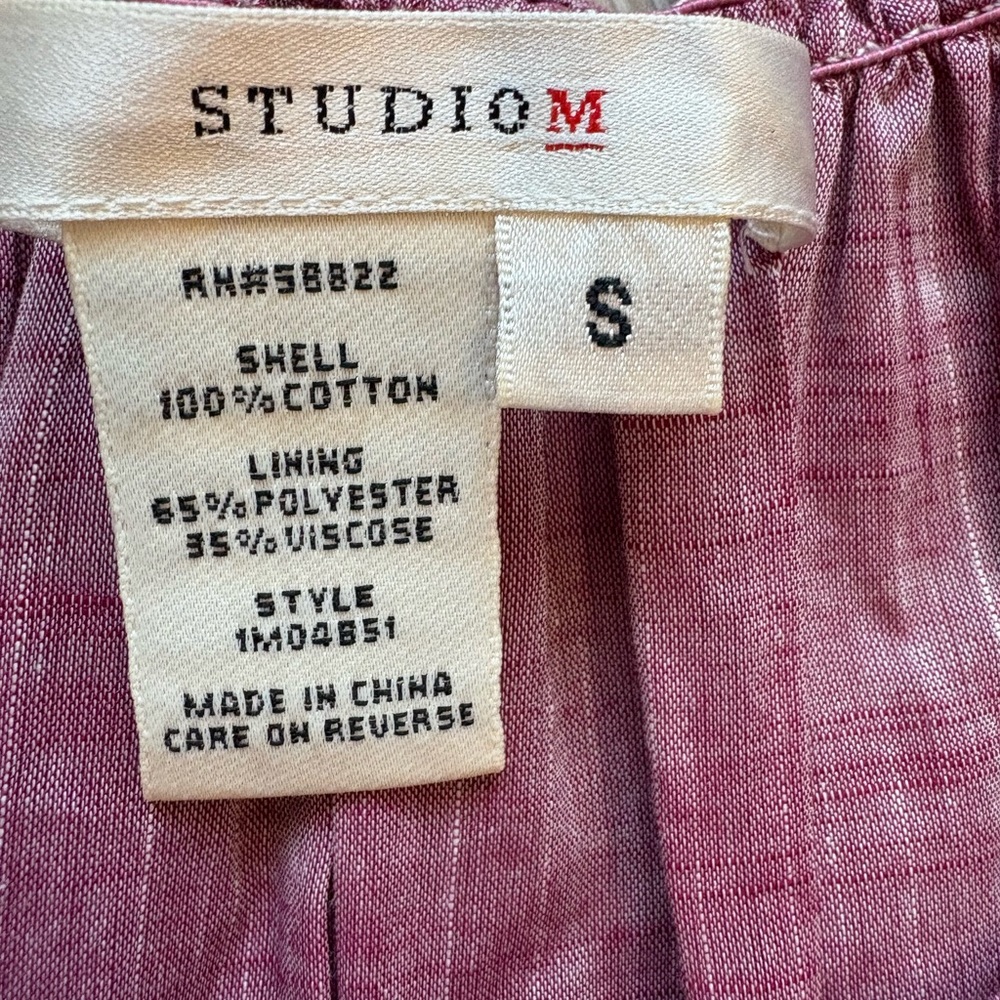 Studio M Pink Smocked Ruffled Sundress - Picture 3 of 3